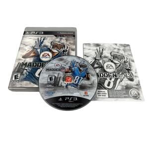 Madden NFL 13 (Sony PlayStation 3, 2012) Complete, Tested